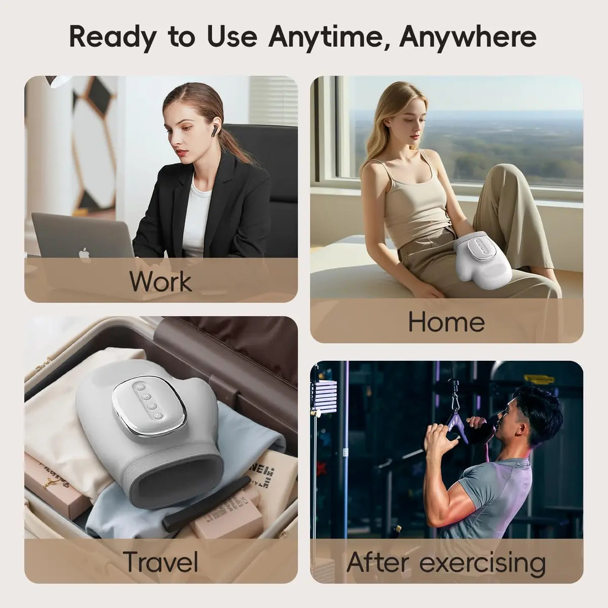 Hand Massager with Heat & Air Compression – 13 Airbag Massage
