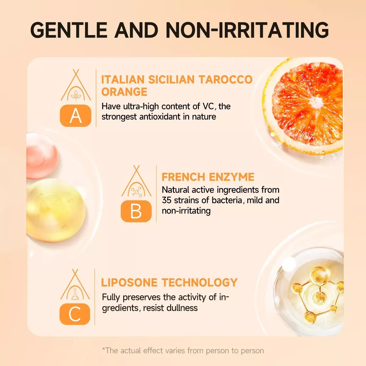 Orange Exfoliating Gel – Collagen-Infused Facial & Body Scrub