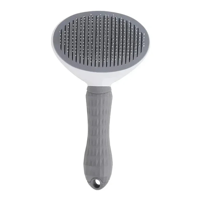 One-Click Self-Cleaning Grooming Brush