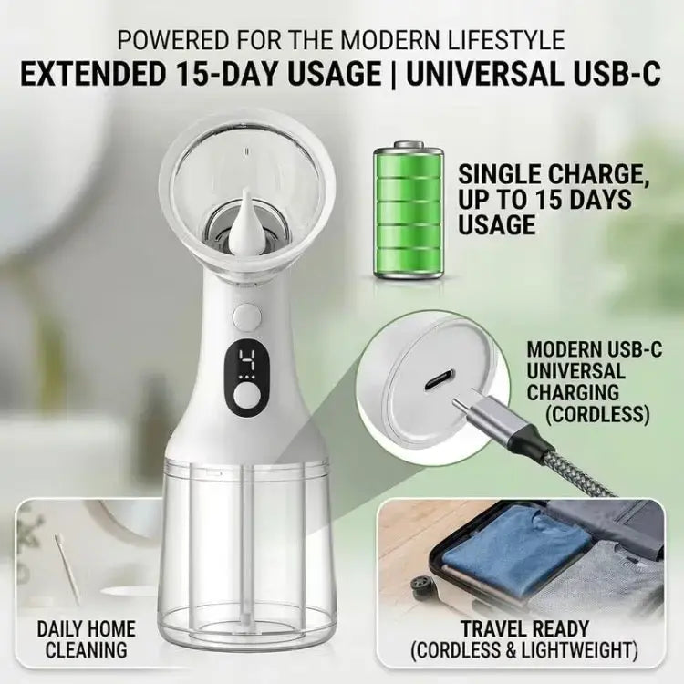 Electric Ear Cleaner – 4-Mode Water Earwax Removal System