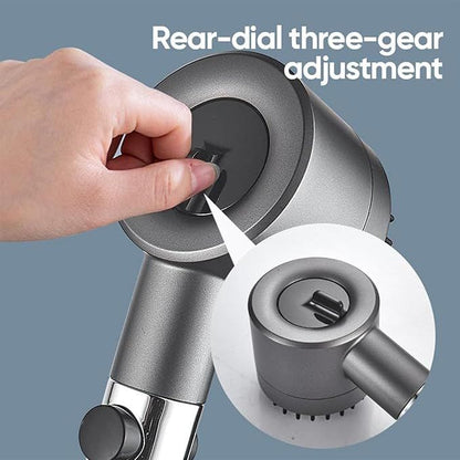3-Mode High-Pressure Shower Head with Filter