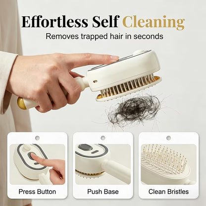 Steam Brush | Rechargeable Detangling Tool with Oil