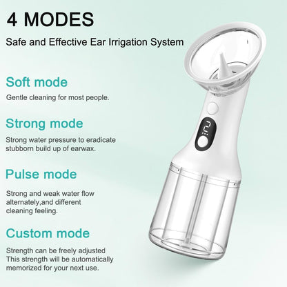 Electric Ear Cleaner – 4-Mode Water Earwax Removal System