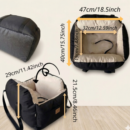 Luxury Down-Fabric Pet Car Seat