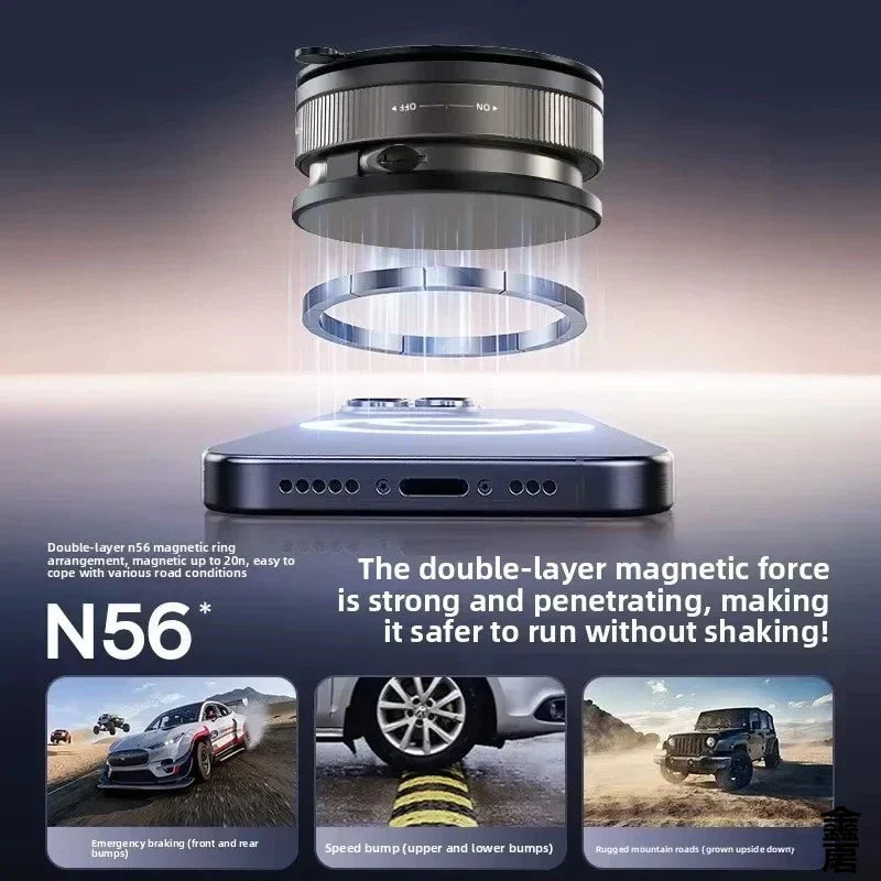 Vacuum Suction Magnetic Phone Mount