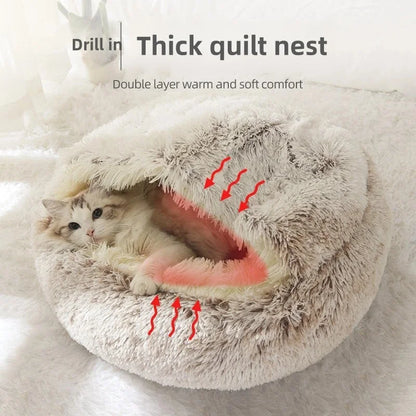 Calming Plush Dog Bed