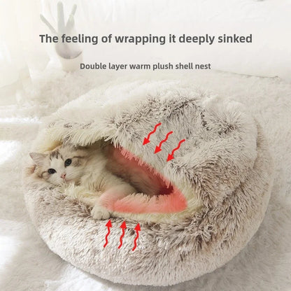Calming Plush Dog Bed