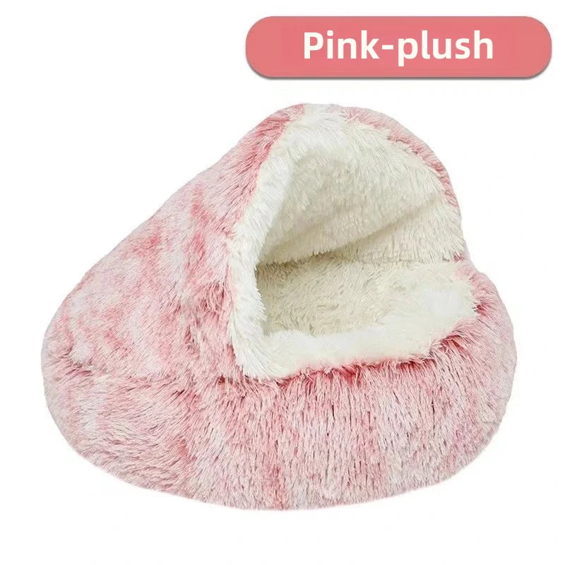 Calming Plush Dog Bed