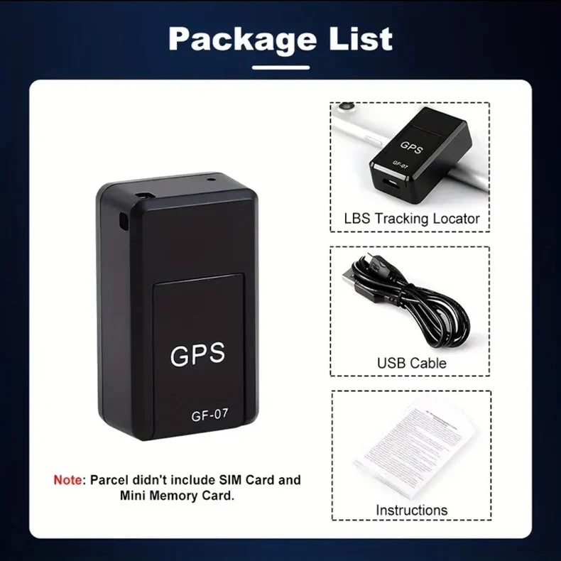 Mini Car GPS Tracker with Audio Recording and Live Map