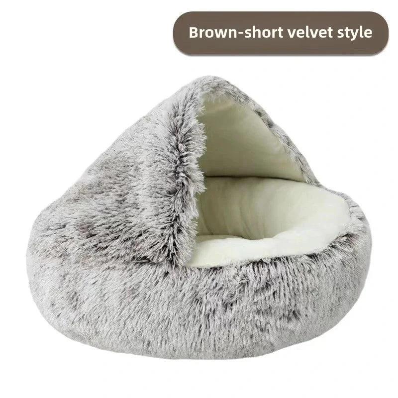 Calming Plush Dog Bed