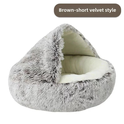 Calming Plush Dog Bed
