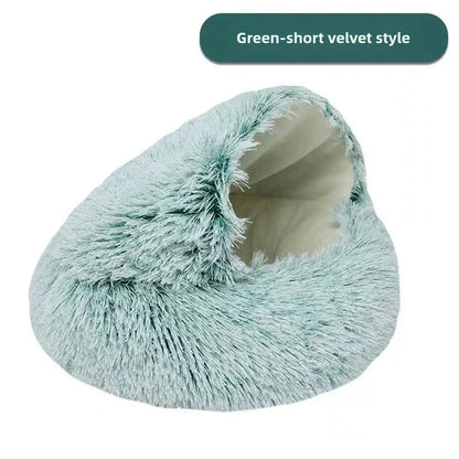 Calming Plush Dog Bed