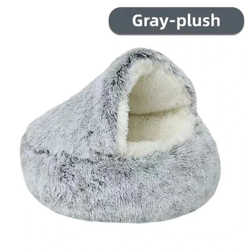Calming Plush Dog Bed