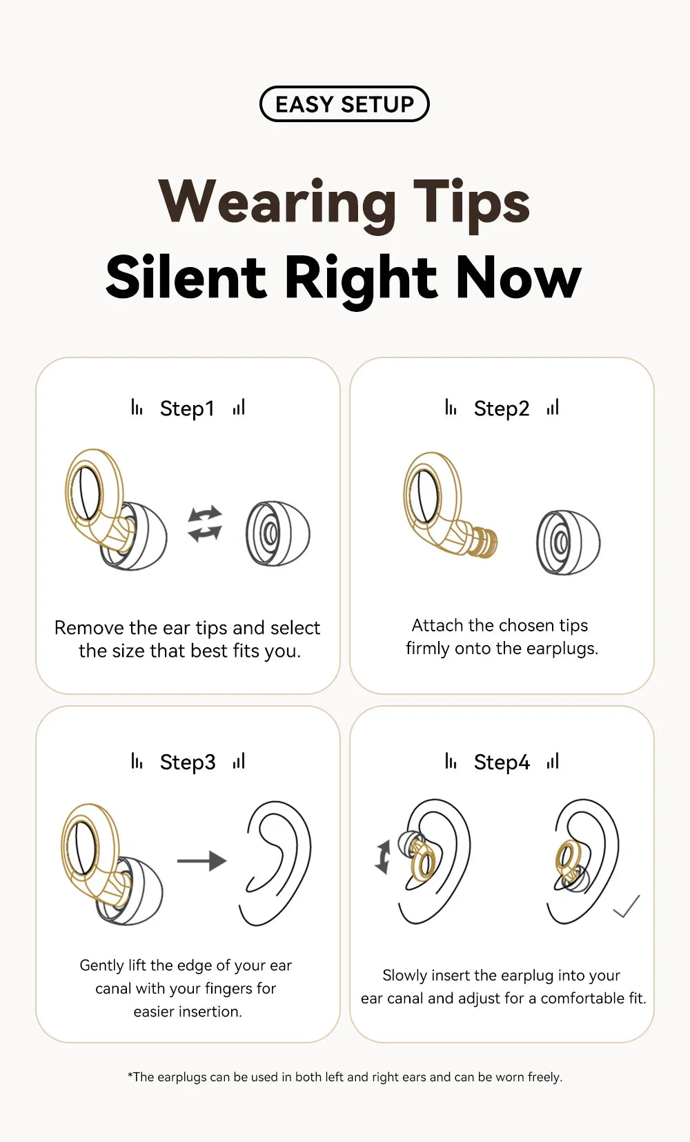 ESSAGER Noise Cancelling Ear Plugs for Sleeping