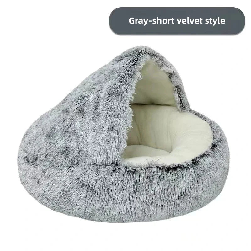 Calming Plush Dog Bed