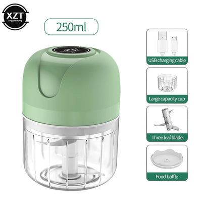 Electric Garlic Chopper – 35W High-Power Mini Chopper