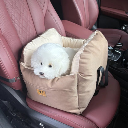 Luxury Down-Fabric Pet Car Seat