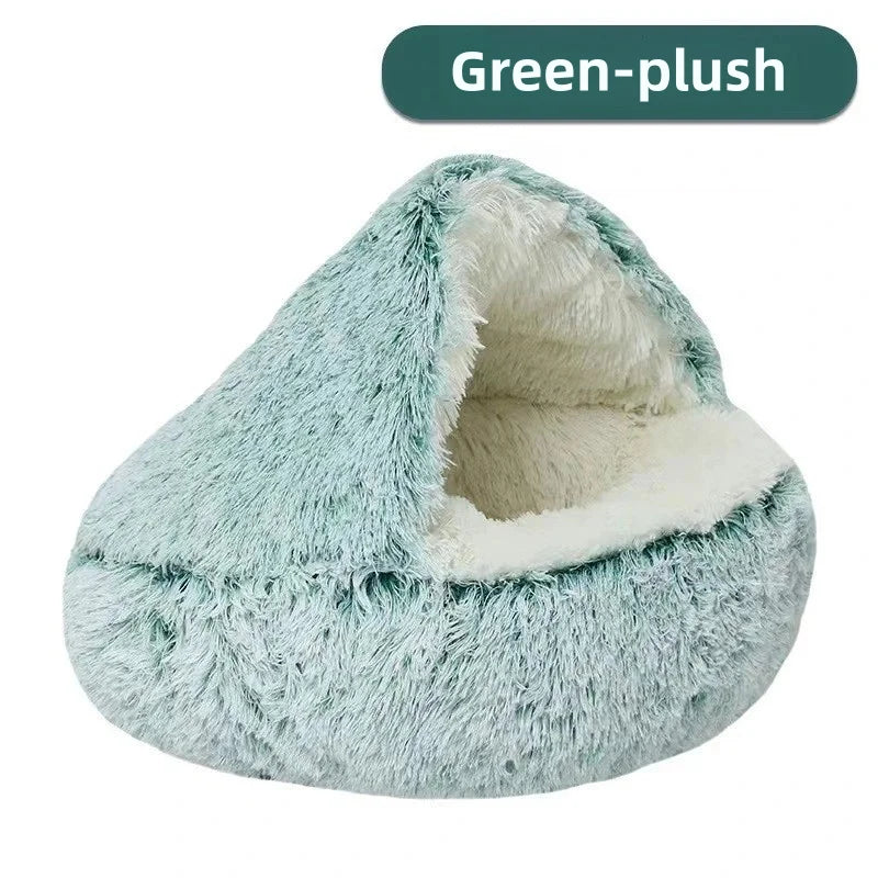 Calming Plush Dog Bed