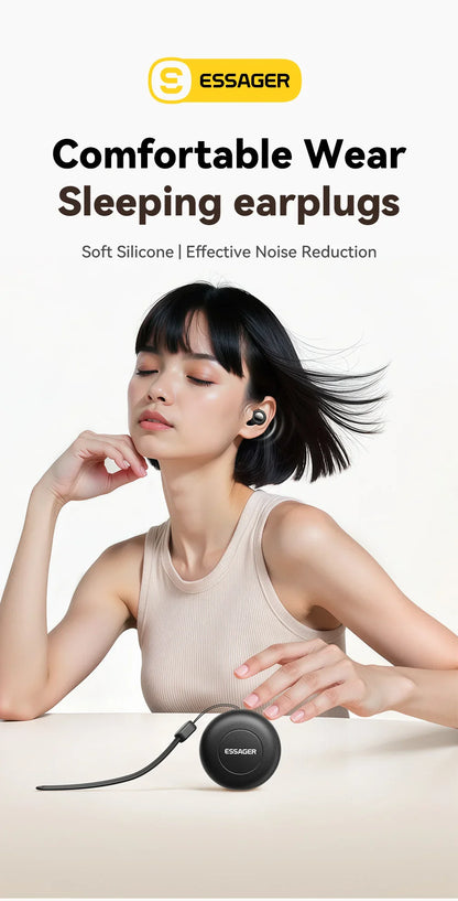 ESSAGER Noise Cancelling Ear Plugs for Sleeping