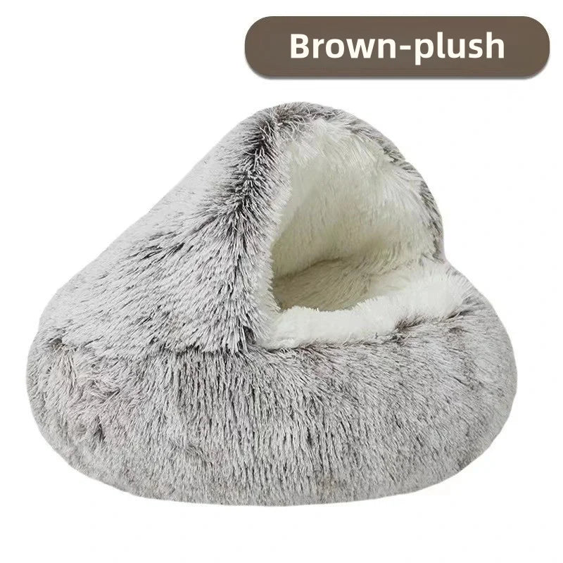 Calming Plush Dog Bed