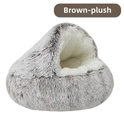 Calming Plush Dog Bed