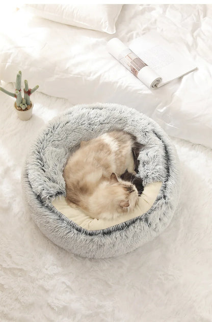 Calming Plush Dog Bed
