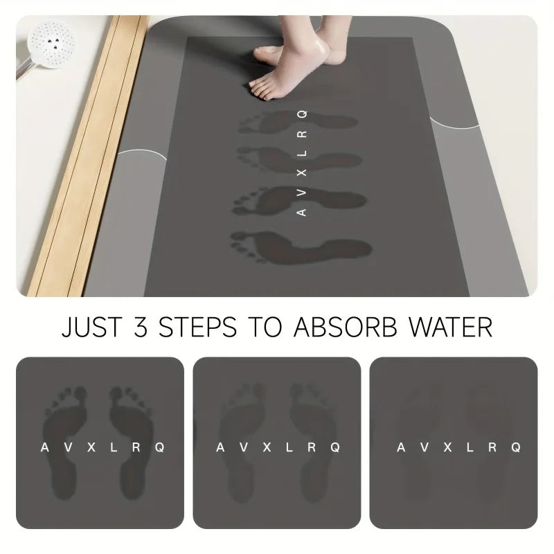 Diatomaceous Non-Slip Fast Drying Mat