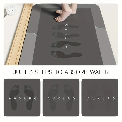 Diatomaceous Non-Slip Fast Drying Mat