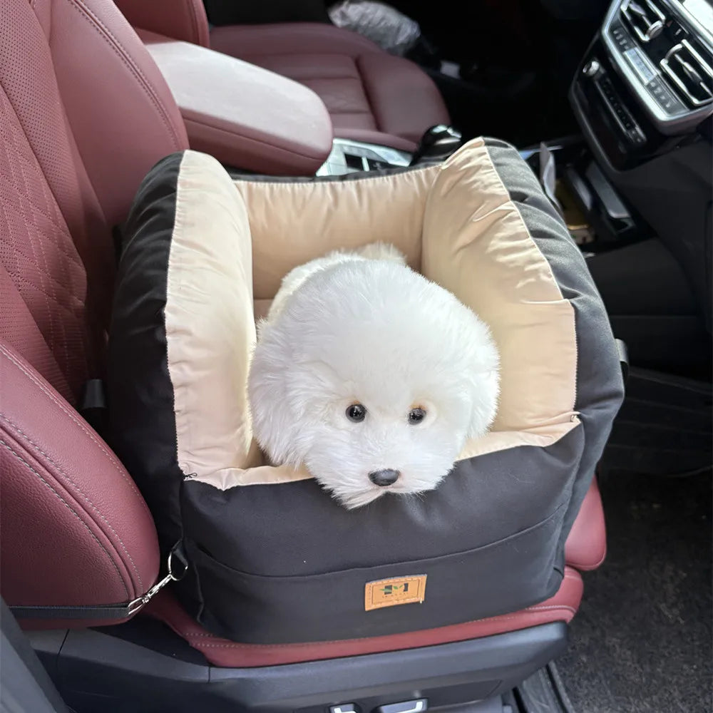 Luxury Down-Fabric Pet Car Seat