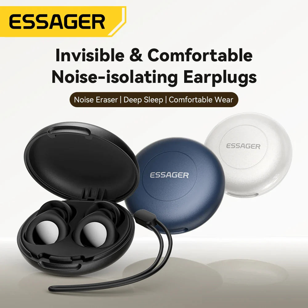 ESSAGER Noise Cancelling Ear Plugs for Sleeping