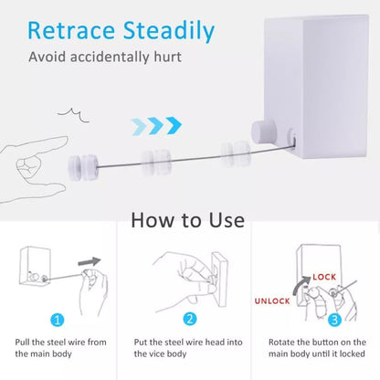 Retractable Indoor Clothesline