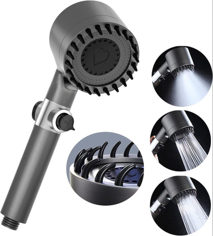 3-Mode High-Pressure Shower Head with Filter
